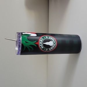 Carson Merry Ginchmas Ginch 23oz Tumbler with straw.